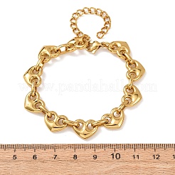 Bracelets à maillons en acier inoxydable 304 pour femmes&nbsp;BJEW-F536-19G