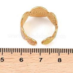 Offene Manschettenringe aus Edelstahl 304 für Damen&nbsp;RJEW-I113-02G-02