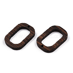 Anhänger aus natürlichem Wengeholz&nbsp;WOOD-T023-41