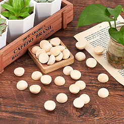 Cabochon in legno naturale non finito&nbsp;WOOD-GF0001-13B