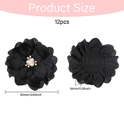 Blumenornament-Zubehör aus Polyester&nbsp;DIY-WH0588-78C