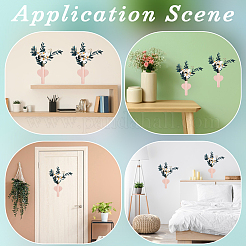 2 Stück Herz-Blumenröhre zur Wandmontage&nbsp;FIND-GF0008-61RG