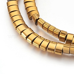 Chapelets de perles en hématite synthétique sans magnétique&nbsp;G-I208-16-D