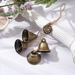 Campana colgante de hierro decoracion&nbsp;HJEW-JM02241