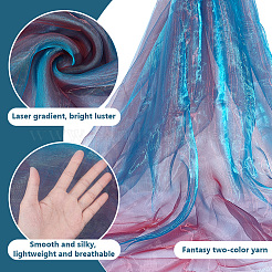 Polyester-Organza-Stoff&nbsp;DIY-WH0021-45C