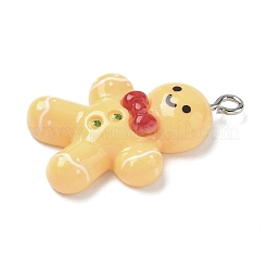Pendentifs en résine opaque sur le thème de noël&nbsp;RESI-I344-03P-01