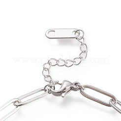 Bracelets à breloques en acier inoxydable 304&nbsp;STAS-D152-02P