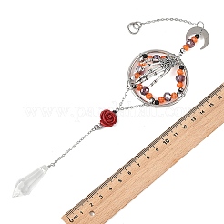 Mano scheletrica in lega di Halloween e acchiappasole ad anello in ferro&nbsp;HJEW-JM05021