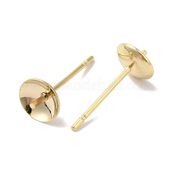 Ricerca di orecchini a bottone in ottone&nbsp;KK-K383-01D-G