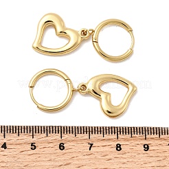 Pendientes de aro de acero inoxidable 304&nbsp;EJEW-P329-02B-G