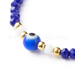 Verstellbare Armbänder aus geflochtenen Perlen aus Nylongarn&nbsp;BJEW-JB06440