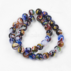 Handgemachte Glasperlen Millefiori-Stränge&nbsp;LK-F011-01