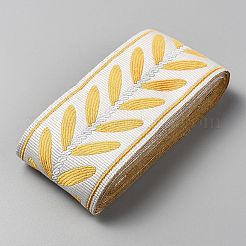 Ruban feuille jacquard polyester 5 m&nbsp;OCOR-OC0001-55A