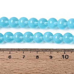 Stränge aus transparenten Glasimitat-Katzenaugenperlen&nbsp;GLAA-Q110-01B-06