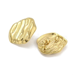Boucles d'oreilles en acier inoxydable 304 avec placage ionique (IP)&nbsp;STAS-S146-17G