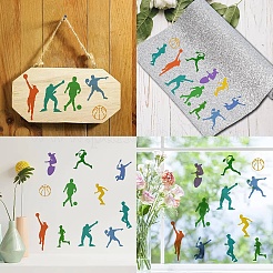 Stanzschablonen aus Edelstahl zum Thema Sport&nbsp;DIY-WH0238-149