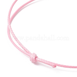 Set di braccialetti con perline intrecciate in lega di smalto a forma di cuore e chiave di scheletro da 2 pz&nbsp;BJEW-JB09771