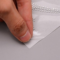 Piratenstil Totenkopf Glitzer Hotfix Strass&nbsp;DIY-WH0268-04
