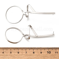 Anlaufgeschützte Ohrstecker aus 304 Edelstahl&nbsp;EJEW-L215-48P
