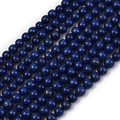Synthetische Howlith-Imitationsperlen aus Lapislazuli&nbsp;G-S393-13A-6mm