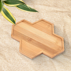 Sottovaso in bambù per vasi da fiori succulenti&nbsp;AJEW-WH20076