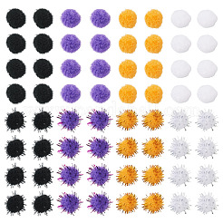 800 Stück 8 Stile Halloween handgemachte DIY Puppe Handwerk Pom Pom Garn Pom Pom Bälle&nbsp;FABR-TA0001-02