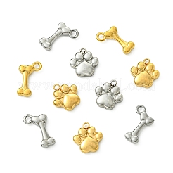 12 Stück 4 Stile 304 Edelstahlanhänger&nbsp;STAS-CJ0003-19