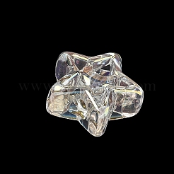 Placage uv perles européennes acryliques transparentes&nbsp;AC-CBA6658-03A