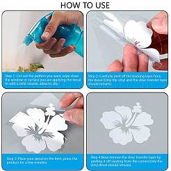 4pcs 4 Arten Haustier wasserdichte selbstklebende Autoaufkleber&nbsp;DIY-WH0308-225A-099
