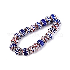 Handgefertigte Millefiori-Glas-Unterlegscheibe-Perlen&nbsp;LA-N002-11A