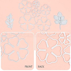 4pcs 4 Arten Kohlenstoffstahl Stanzschablonen&nbsp;DIY-GF0007-21