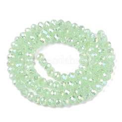 Chapelets de perles en verre électroplaqué&nbsp;EGLA-A044-J4mm-B01