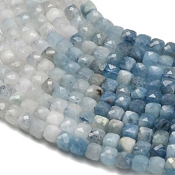 Fili di perline color blu diavolo naturale sfumato&nbsp;G-NH0072-C01-02