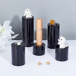 5 Stück 5 Stile Säulen undurchsichtige Schmuckständer aus Acryl&nbsp;ODIS-FG0001-63