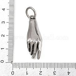 Acier inoxydable chirurgical 316 avec pendentifs en oxyde de zirconium&nbsp;STAS-Z165-08AS-02