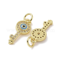 Micro en laiton doré ouvrent pendentifs zircone cubique&nbsp;KK-L209-068G-02