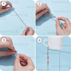 Kits de fabrication de pendentifs pour tasses à eau à faire soi-même&nbsp;DIY-SC0034-18