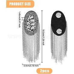 2 spallina con nappa di ferro staccabile&nbsp;FIND-FH0005-44P