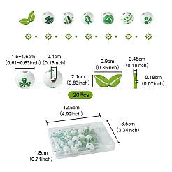 40 Stück 4 Stile zum Thema St. Patrick's Day&nbsp;WOOD-FS0001-13