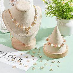 72pcs 12 Art Messingperlenkappen brass&nbsp;KK-AR0003-97
