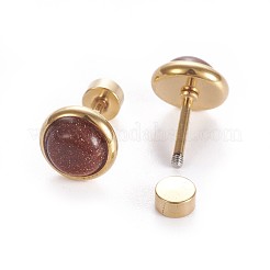 Tapones para lóbulos de oreja de acero inoxidable 304&nbsp;EJEW-F227-20G-A