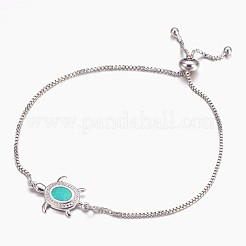 Verstellbare Messing-Bolo-Armbänder&nbsp;BJEW-K204-03-P