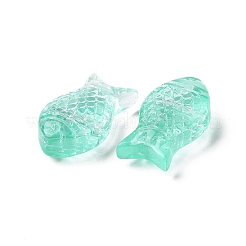 Perles de verre peintes par pulvérisation transparent&nbsp;GLAA-I050-10C