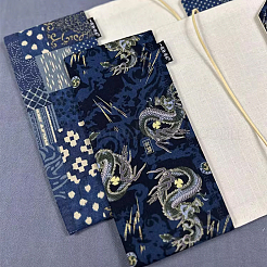 Tissu en coton à motif dragon&nbsp;DIY-WH0579-96D