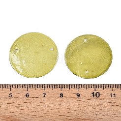 Verbindungsanhänger aus natürlicher Capiz-Muschel&nbsp;LS-BSHE-TAC0007-01C