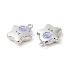Pendentifs d'émail en alliage&nbsp;ENAM-D050-07P