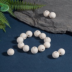 Perles de bois non finies&nbsp;X-WOOD-S651-14mm-LF