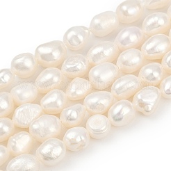 Brins de perles de culture d'eau douce naturelles&nbsp;PEAR-P064-20C-05A