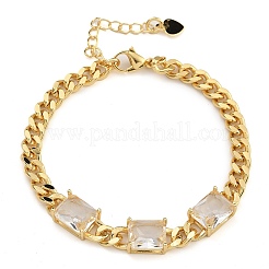 Bracciali in ottone&nbsp;BJEW-K261-05G