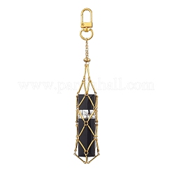 Pochette en fer vide porte-pierre pendentif décoration&nbsp;HJEW-JM04500-01